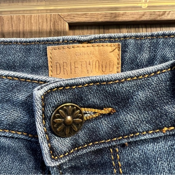 Driftwood Jeans Women's 28 Kelly Embroidered Sides Free People Stretch 28x33 - Picture 4 of 6